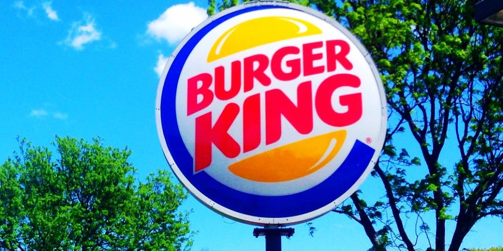 A Burger King Sign