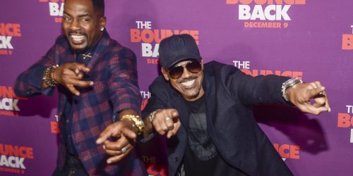 Shemar Moore and Bill Bellamy attend "The Bounce Back" screening in 2016.