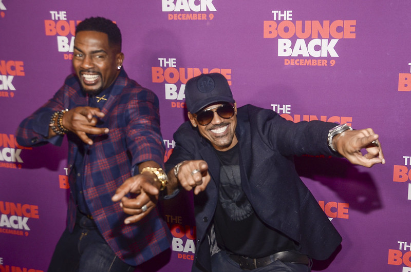 Shemar Moore and Bill Bellamy attend "The Bounce Back" screening in 2016.