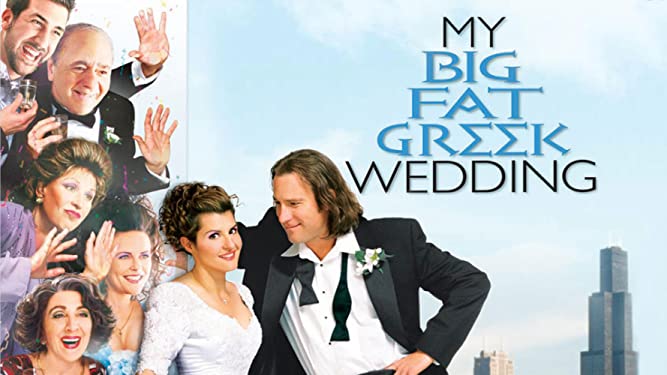 The cinema poster of My Big Fat Greek Wedding