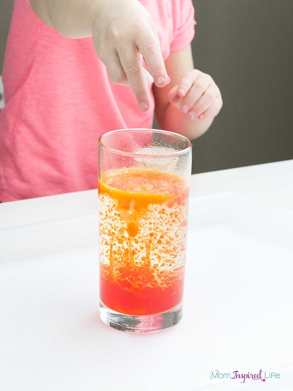 Make a lava lamp science activity.