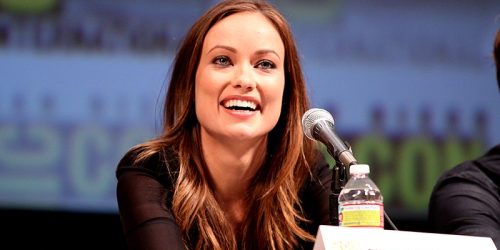 Olivia Wilde at a panel