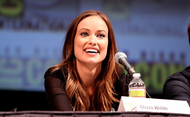 Olivia Wilde at a panel