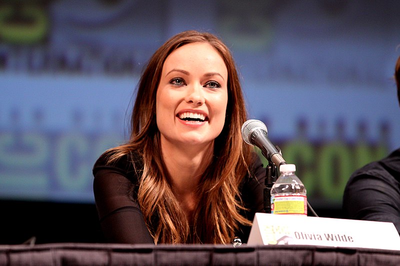 Olivia Wilde at a panel