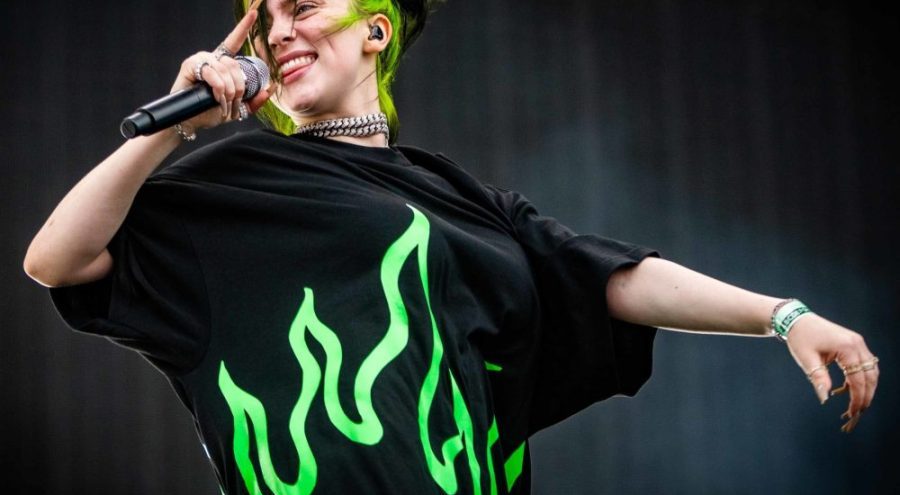 Billie Eilish performs at a festival in 2019.