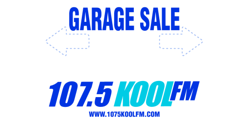 Kool FM Garage Sale Sign