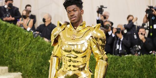 Lil Nas X at the 2021 MET Gala