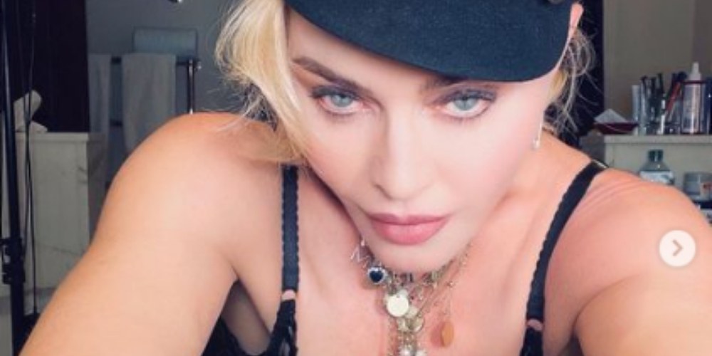 madonna wears no clothes on instagram