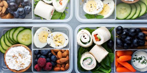Healthy snacks and meals on the go
