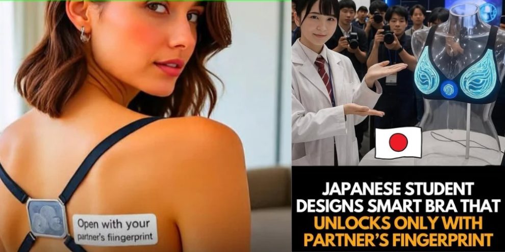 Japanese Student Designs a “Smart Bra” That Unlocks with Fingerprints 👙 ...