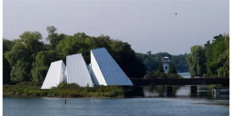 Spring Guided Tours At Nancy Island. Nancy Island Building.