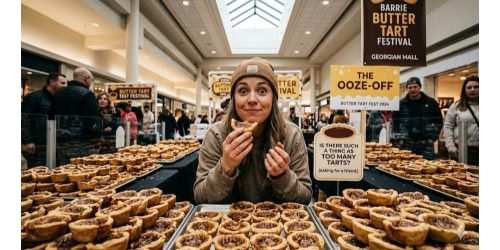 Barrie Butter Tarts and More market at georgian mall!