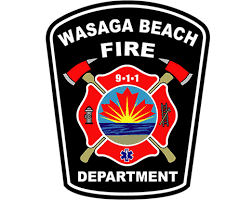 wasaga firefighters clinging nottawasaga branch rescue river woman