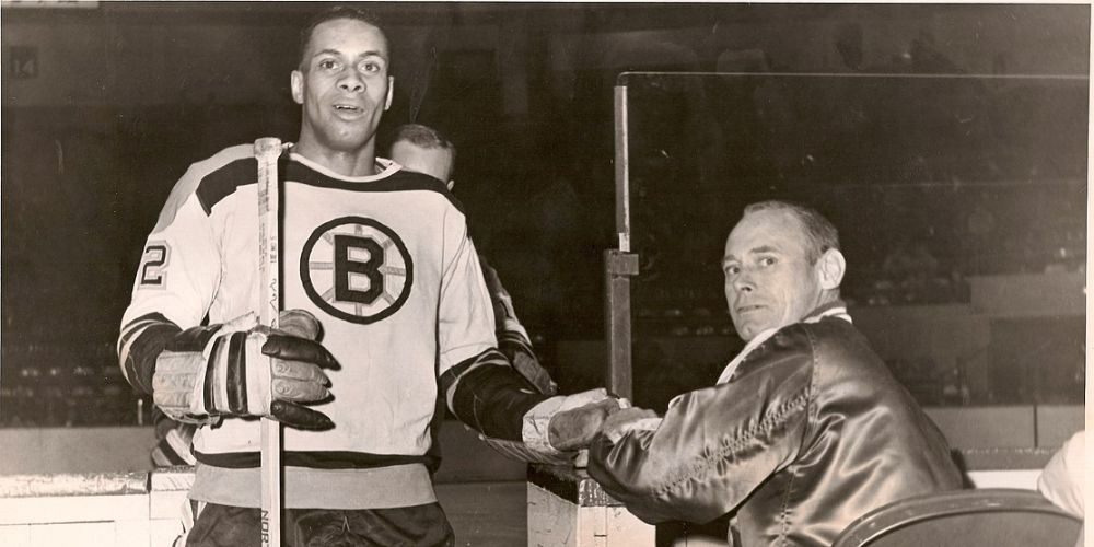 Introducing Willie O'Ree, first black NHL player! #blackexellence  #blackfacts