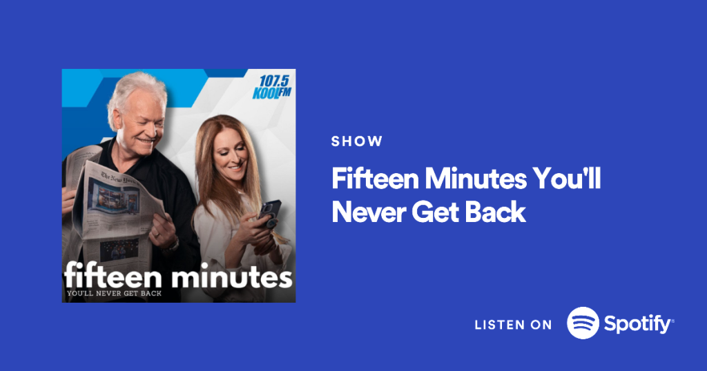 Listen to "15 Minutes You'll Never Get Back" on Spotify