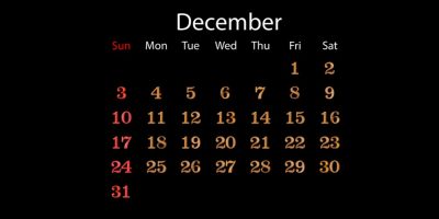 The “CALENDAR METHOD” COULD GET YOUR HOUSE CLEAN BY CHRISTMAS