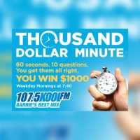 $1000 Minute: Thursday, April 18th