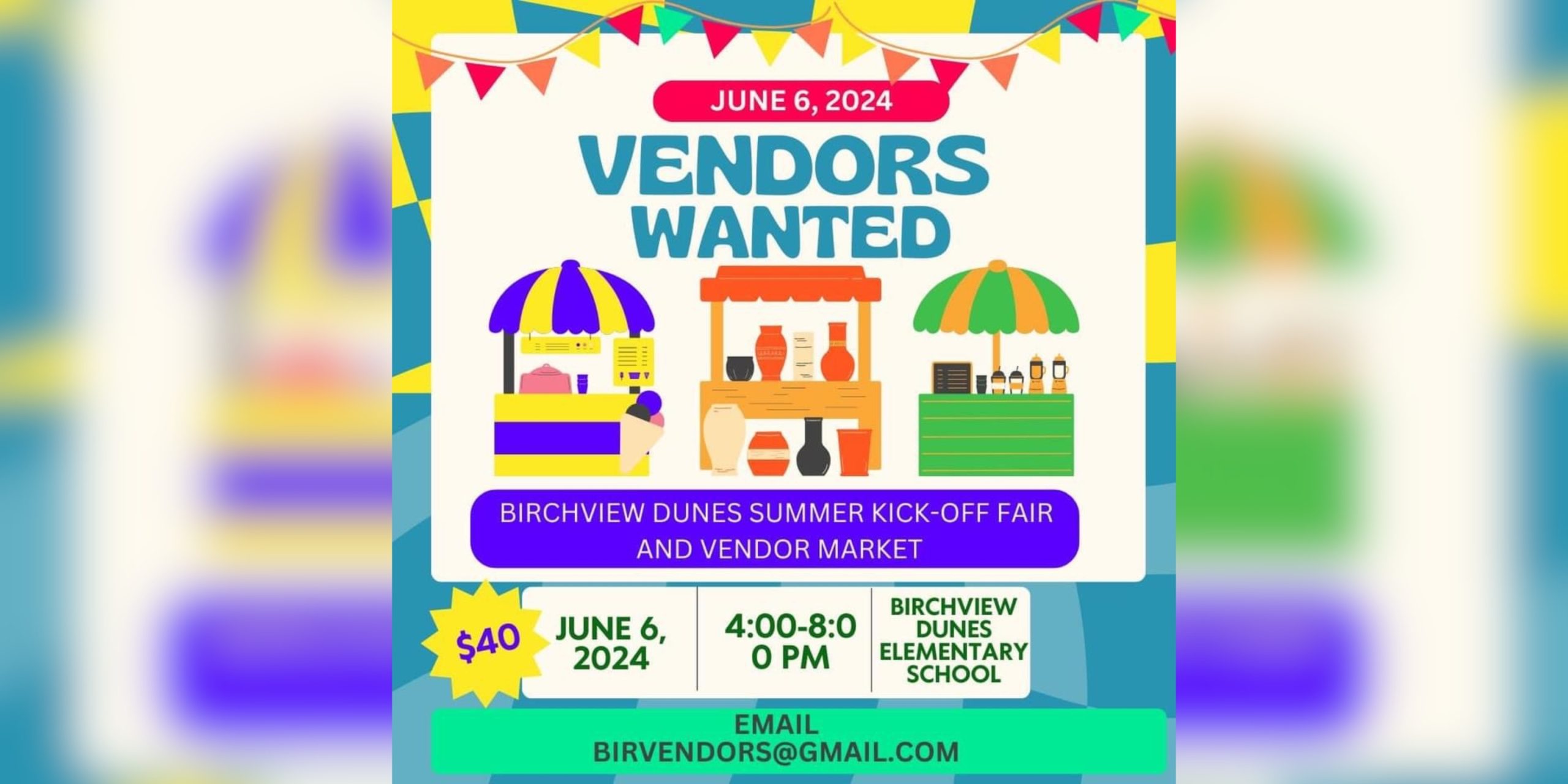 local vendors wanted